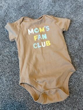 Moms Fan Club Onesie